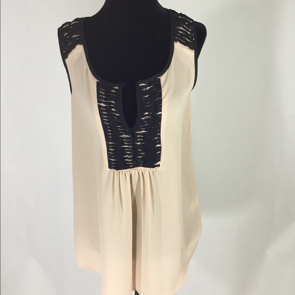 Daniel Rainn Tops - Cute black and peach shirt